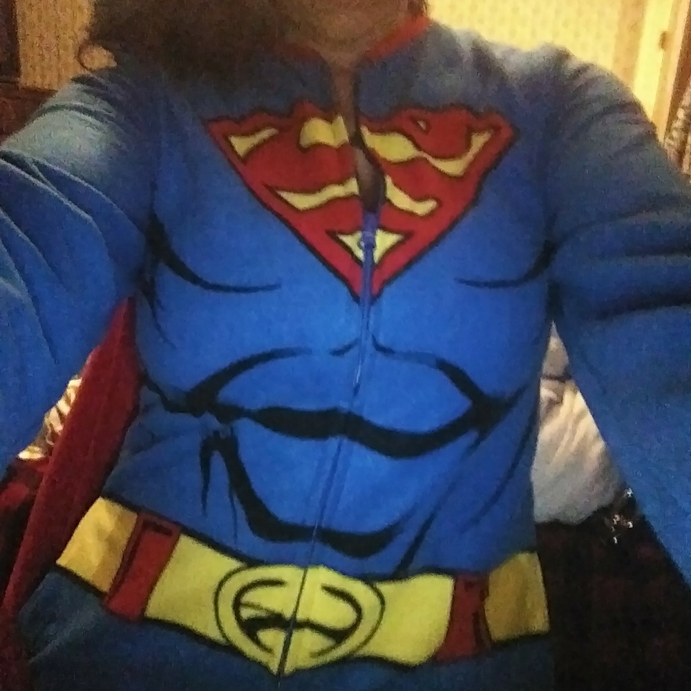 Soft and warm, vintage Superman PJs